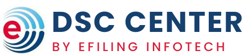 Official Logo of DSC Center by eFiling infotech.