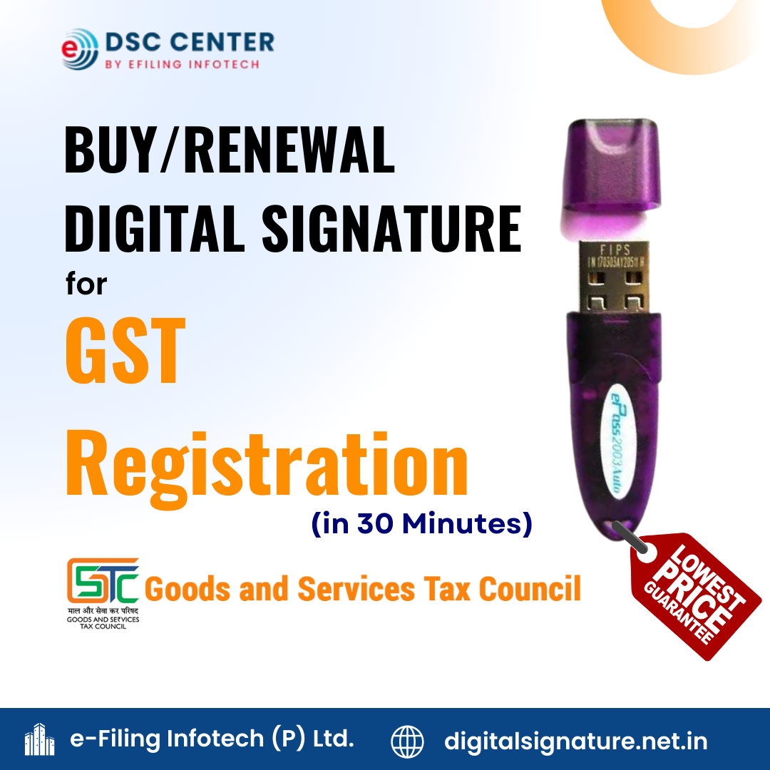 Buy Digital Signature for GST eFiling