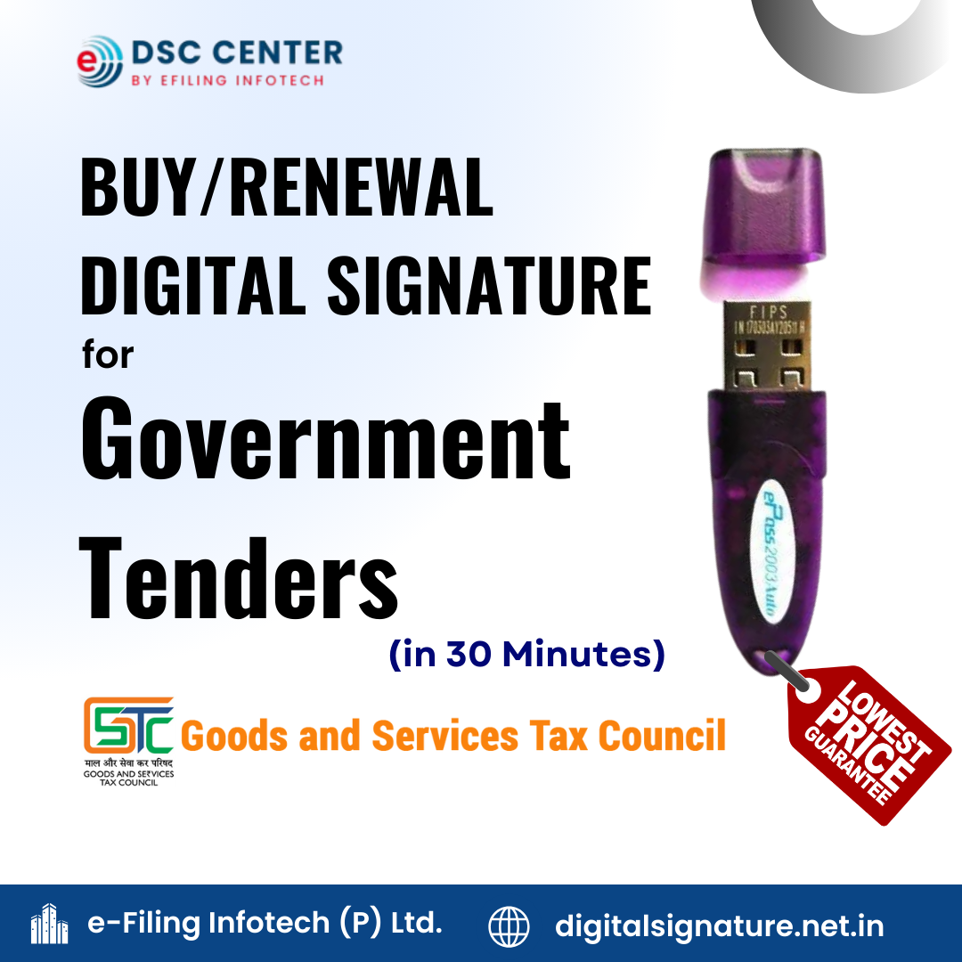 Buy Digital Signature for E-Tender & E-Procurement