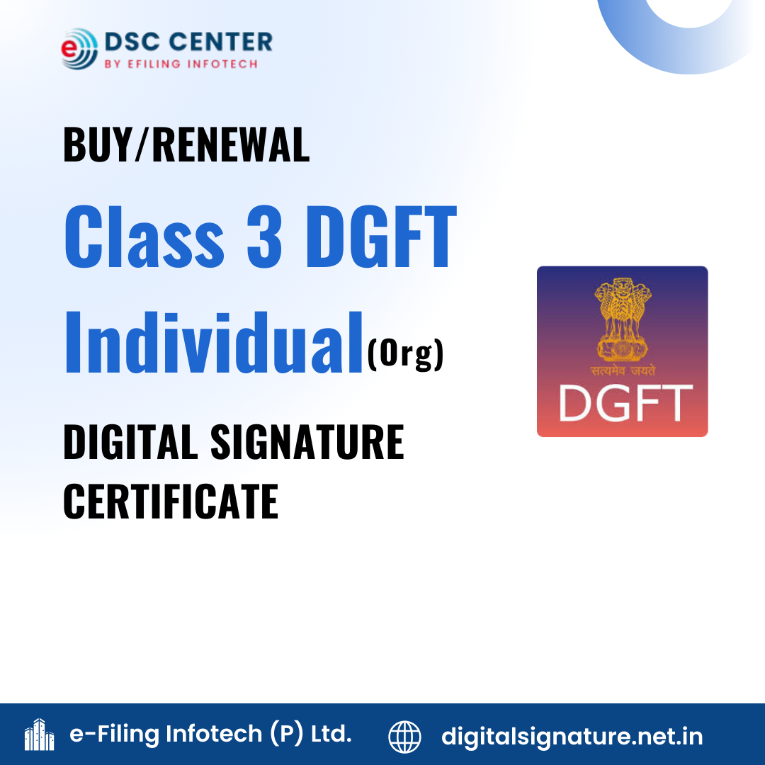 DGFT Digital Signature Certificate