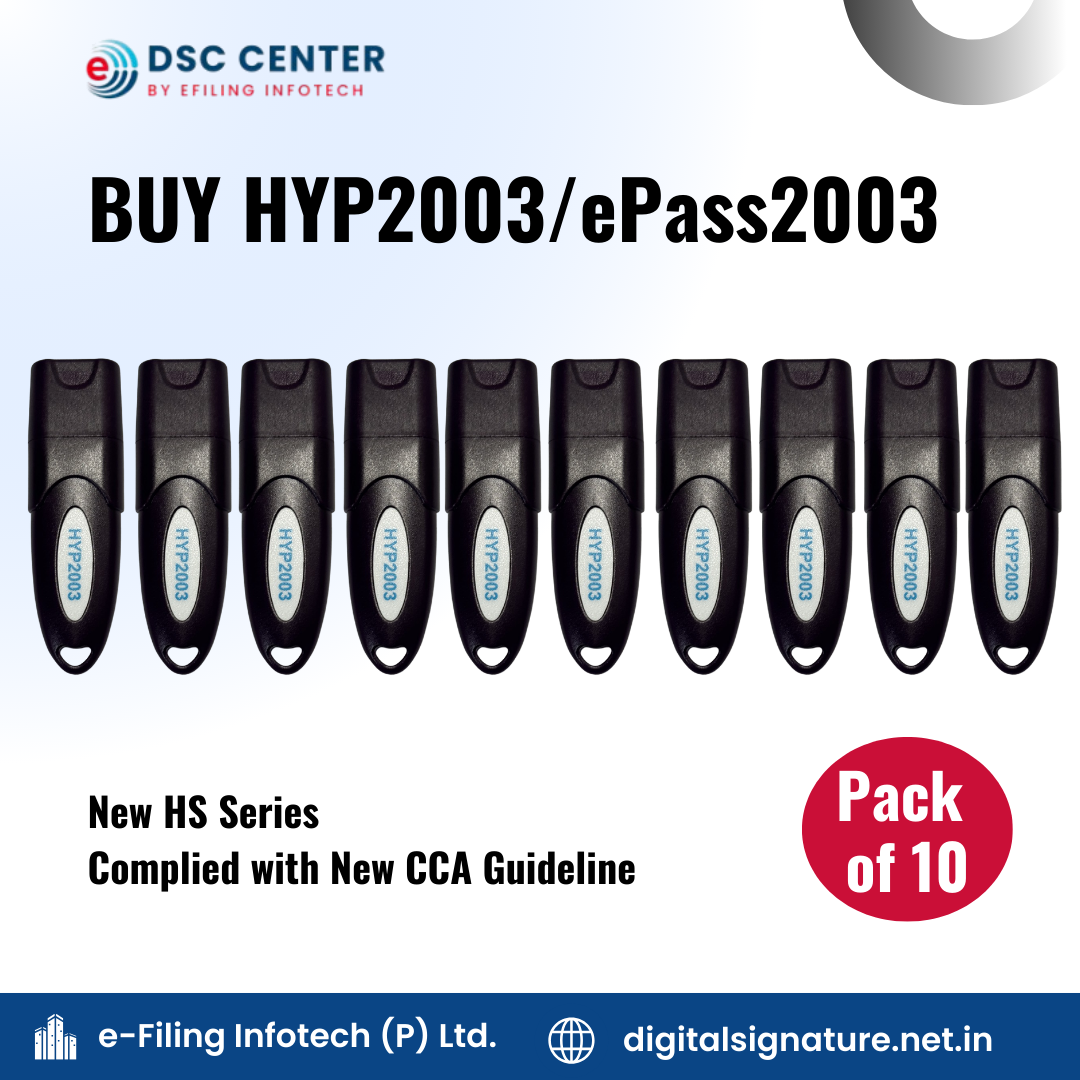 Digital Signature Token – HYP2003 (10 Pieces)