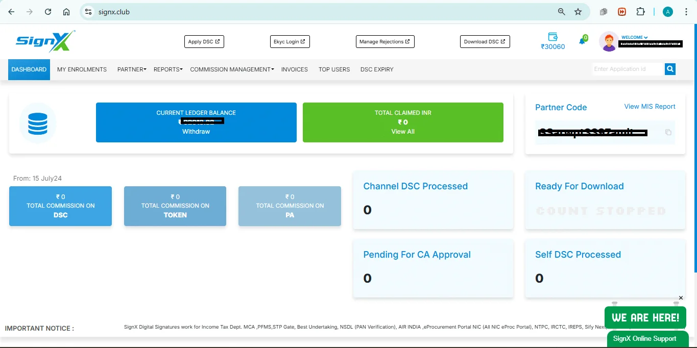 DSC Partner portal preview